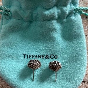 Vintage Tiffany knot earrings